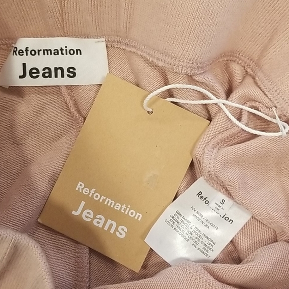 💕REFORMATION💕 Cirrus Crop Straight Leg Knit Pants S NWT - Picture 14 of 15